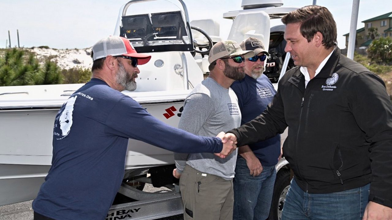 Foreign Affairs – Governor Ron DeSantis Attends the Captains for Clean Water Skiff Challenge Kickoff