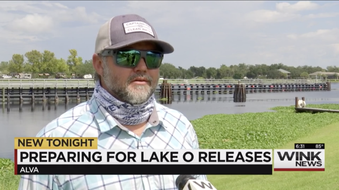 WINK News: Franklin Lock preparing for Lake Okeechobee releases