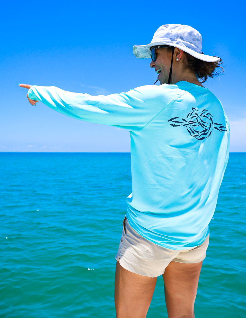 AFTCO Crew Neck LS Shirt - Captains For Clean Water